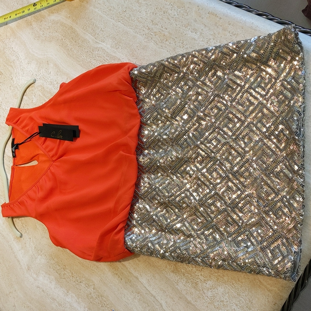 C.Luce sequin dress size M